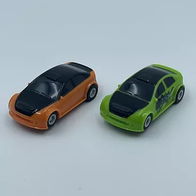 Micro Scalextric FAST AND FURIOUS Green & Orange Cars • £23