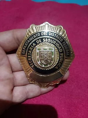 Vtg 70' Obsolete Mexican Police Badge Id Policia D.f Seguridad Publica 3.25  • $49.99
