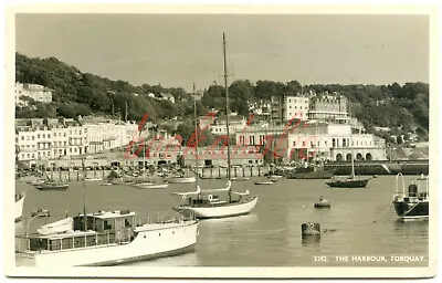 £3 • Buy RP Postcard   The HARBOUR  TORQUAY  Devon 1958
