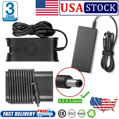 $17.99 • Buy Laptop Charger Power AC Adapter For Dell Latitude Inspiron XPS Precision 4.5*3.0