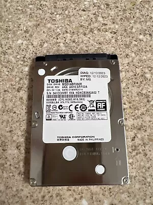 Toshiba MQ01ABF050H 500GB Internal 2.5 Inch SATA Hard Drive • £16.99