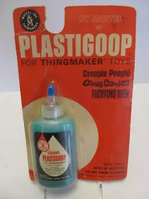 Thingmaker Plastigoop MOC  Blue-Green  Creepy Crawlers 1966 SEALED A • $29.38