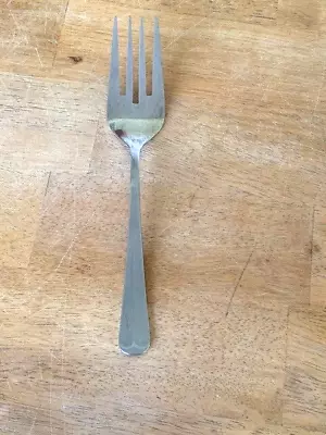 LARGE COLD MEAT SERVING FORK 9  Oneida Northland POST ROAD Stainless Steel VGUC • $10