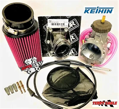 $549.99 • Buy 86-89 TRX 250R 39mm PWK Carb Kit Genuine Keihin 39 Mil Carburetor Intake Set Up