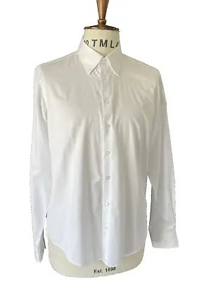 7 Camicie White Long Sleeve Cotton Shirt Size Xl Immaculate • $31.58