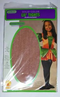 £2.19 • Buy Girls Tan Nylon Tights Size Large 70-100 Lbs. Halloween Christmas Holiday