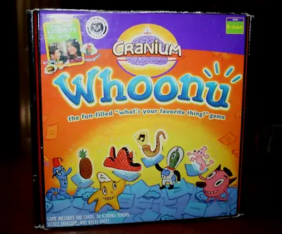 $25.99 • Buy Cranium Whoonu Board Game -The Fun Filled  What's Your Favorite Thing?  Game