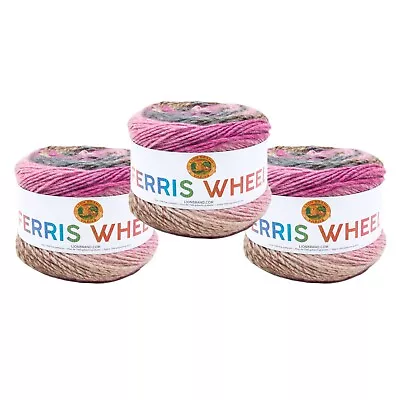 (3 Pack) Lion Brand Yarn 217-602K Ferris Wheel Yarn Wild Violets • $13.97