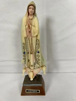Vintage Our Lady Of Fatima Virgin Mary Catholic Religious Statue 7”No Crown • $18.99