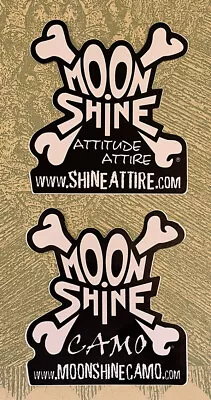 2 Moonshine Camo Stickers • $7.99