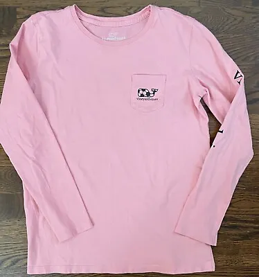 Vineyard Vines Soccer Logo Long Sleeve Tech Shirt Girl's Large 14 • $14.99
