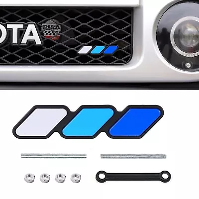 For Toyota Accessories Tri-color Front Grille Cover Badge Emblem Car Decor Blue • $9.49