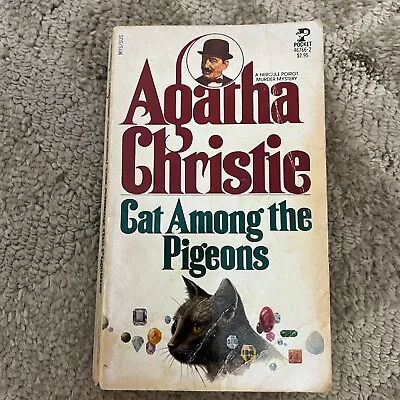 Cat Among The Pigeons Mystery Paperback Book By Agatha Christie Suspense 1959 • $12.99