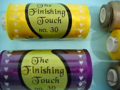 LOT OF 5      The Finishing Touch Sewing Machine Embroidery Thread • $15