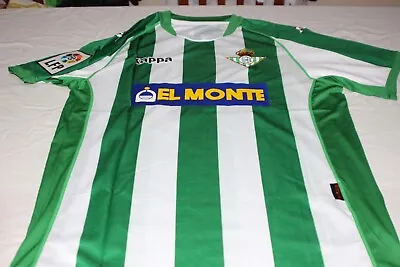 T-Shirt Real Betis Cup Final King 2005 Kappa Size L No 6 Dani Reissue • £70.51