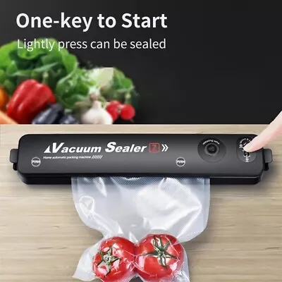 3In1 Portable Manual Vacuum Sealer Machine Food Dry/Wet Vaccum Packing+110Bags • £11.39