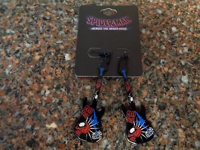 Marvel Spider Punk Guitar Drop Earrings Spider-Man Across The Spider-Verse New • $19.99