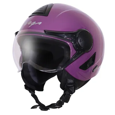 Vega Verve Purple Open Face Helmet • $103.04