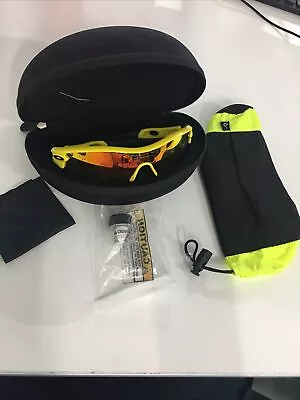 Oakley Radar Sunglasses Yellow Frames With Case • $99.99