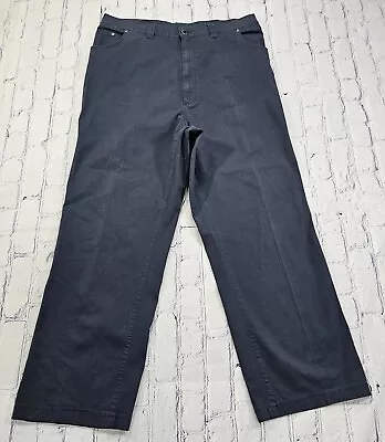 Vintage Versace Classic Blue Wide Crop Leg Chino Pants MENS SIZE 48 (34X27) • $59.99