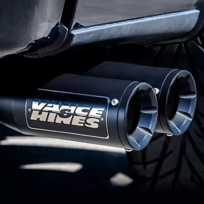 V&H Hole Shot Cat Back Exhaust System Eliminator Black 21-23 Ford F150 CC/SB 5L • $1749.99