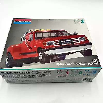 Monogram Ford F-350  Duallie  Pick-Up Model Kit #2948 1/24 Scale Open Project • $31.95