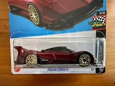 NEW 2024 Hot Wheels PAGANI ZONDA R Turbo RACE DAY Series Racing RARE SUPERCAR • $5