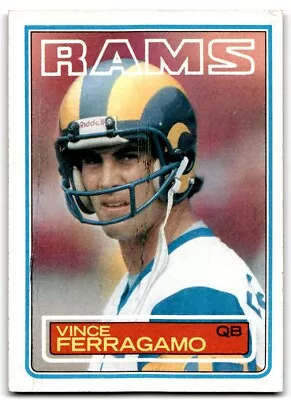 1983 Topps Vince Ferragamo 4 Los Angeles Rams #90 • $4