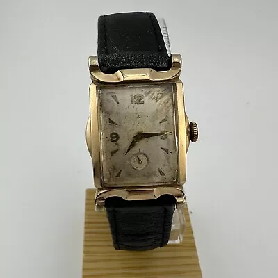 Vintage Bulova 10BM Movement 10K RGP Case Mens Wrist Watch - For Repair • $9.99