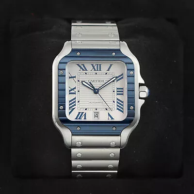 Cartier Santos De Large Santos De Cartier Large Watch 39.80 Mm Silver • $7090