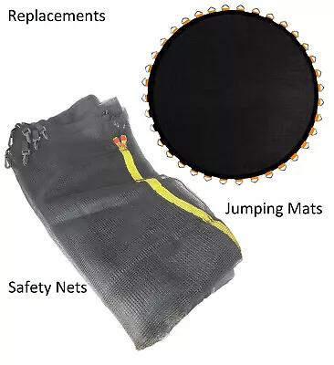 Round Trampoline Replacement Jumping Mat Safety Net 8ft 10ft 12ft • $68