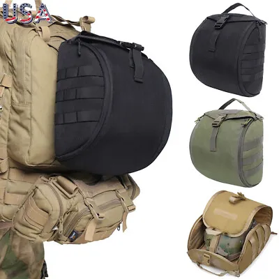 Tactical Fast Helmet Bag Military Cycling Storage Bag Large Capacity Accessories • $21.99