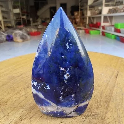 150g Natural Sodalite Crystal Tower Point Obelisk Rare Blue Quartz Healing • £0.99