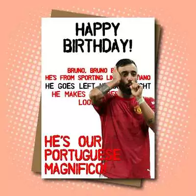 Man Utd - Bruno Fernandes Birthday Card For Manchester United Fans • £3.99