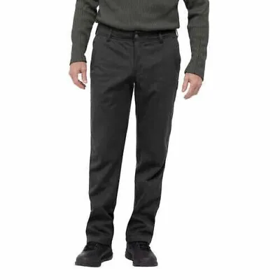 Magnum Men's Microfleece Lined Water Repellent Work Pants Gray Size 40x32 • $24.95