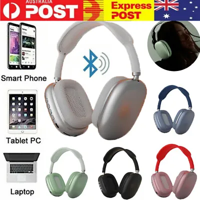 Wireless Headphones Bluetooth-Noise Cancelling Stereo Earphones Over Ear Headset • $18.29