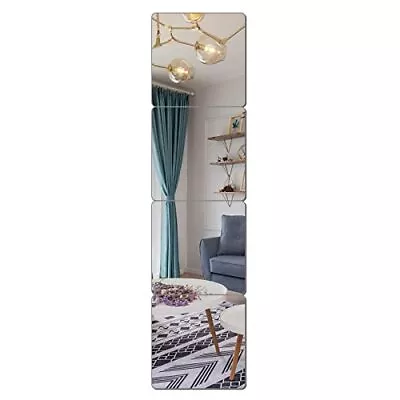 JEOYOO Wall Mirror Full Length On Door Mirror Cheap Mirror Acrylic Shatterpro... • $13.78