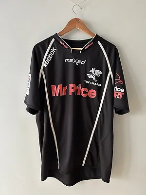 £56.95 • Buy Natal Sharks Super Rugby Union 2013 Home Shirt Black Size 2XL XXL