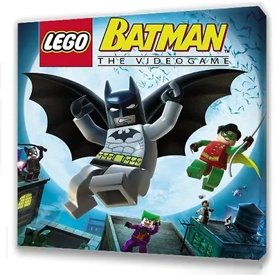 £7.49 • Buy LEGO BATMAN I KIDS BEDROOM CANVAS PICTURE 25 X 25cm