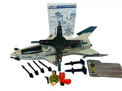 Skystorm Windmill Gi Joe Hasbro ARAH Vtg Figure Toy Vehicle COMPLETE 1988 X-Wing • $200