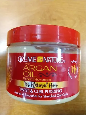 Creme Of Nature Twist & Curl Pudding W/ Moroccan Argan Oil 11.5oz (2571) - R6P2 • $16.99