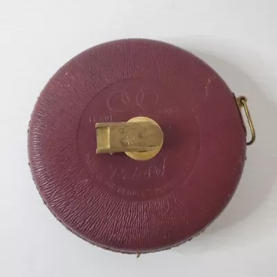 Vintage Bakelite Tricle Measuring Cloth Tape 66ft 20m Made In Republic Of China • $19.99