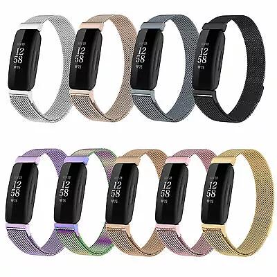 For Fitbit Inspire / 2 / HR / Ace 2 Strap Milanese Band Stainless Steel Magnetic • $13.99