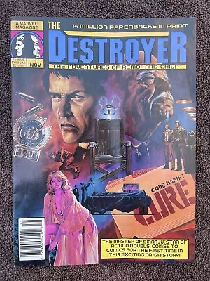 THE DESTROYER #1 (Marvel Magazines 1989) Adventures Of Remo & Chiun ~ Newwstand • $18.95