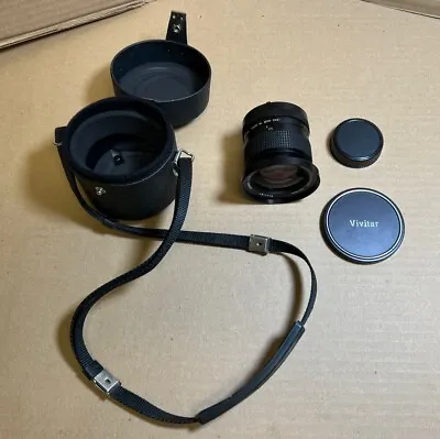 Vivitar 28mm 1:2.5 Auto Wide Angle Lens 67mm With Case & Caps • $24.95