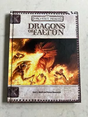 D&D 3E FORGOTTEN REALMS CAMPAIGN SETTING: DRAGONS OF FAERUN HC - 1st Ed. 2006 • $33
