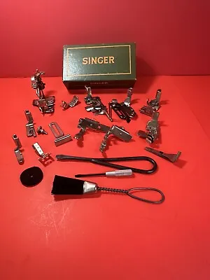 Rare Lot 18 Singer 221 222  Sewing Machine Attachments Featherweight 201 66 99 • $89