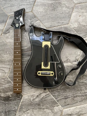 $24.99 • Buy Activision Guitar Hero Power Wireless Guitar Xbox 360 PS3 Black Gold Tested