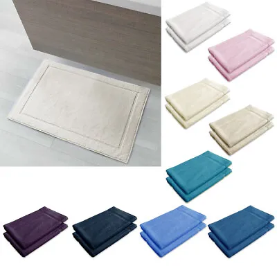 800GSM Set Of 2 Cotton Bath Mat 45 X 75 Cm • $34.95