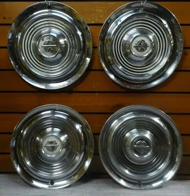 Vintage 1954 1955 Oldsmobile Jetstar Starfire Rocket Holiday Fastback Hubcaps* • $140